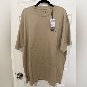 CARHARTT WORK IN PROGRESS
Black Script Embroidery T-shirt